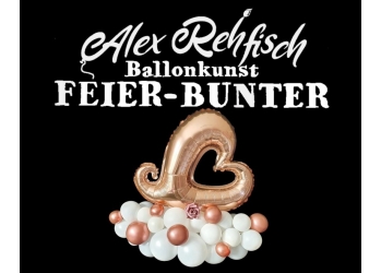 Ballondekoration von Feier-bunter