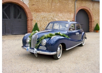 BMW 501 Hochzeitsauto von 1957 mit Chauffeur aus Familienbesitz